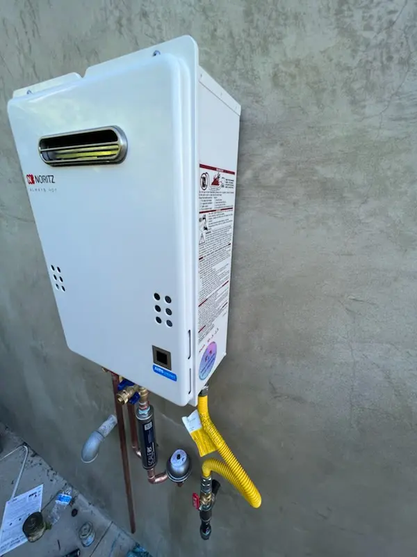 Tankless water heater installation for Winderly homes